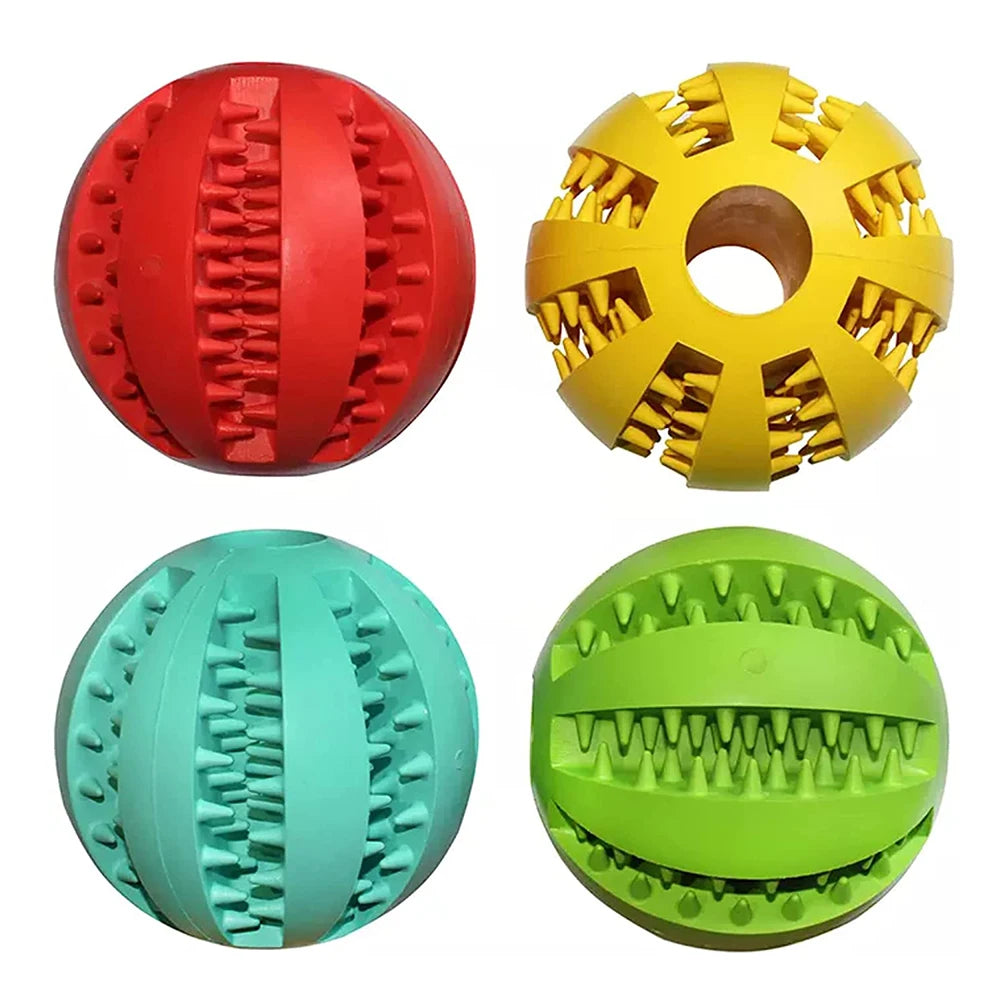 Interactive Rubber Balls for Pets