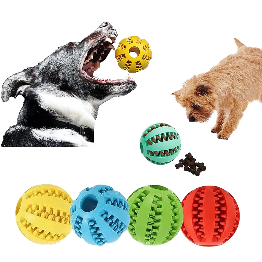 Interactive Rubber Balls for Pets