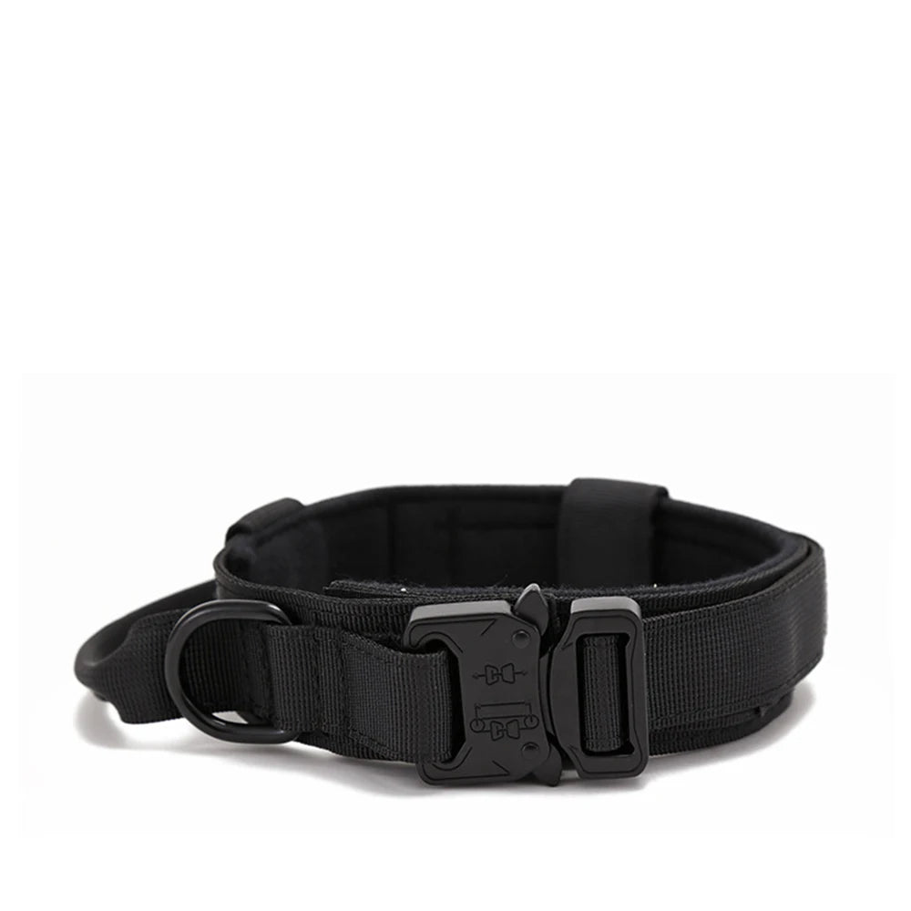 Reflective Tactical Dog Collar & Leash