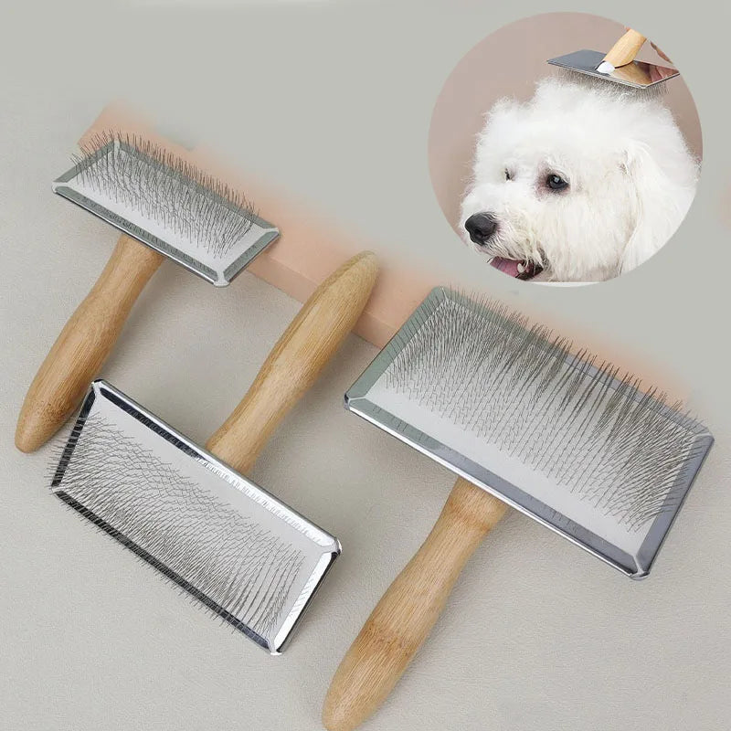 Slicker Brush for Small Dog Breeds and Cats
