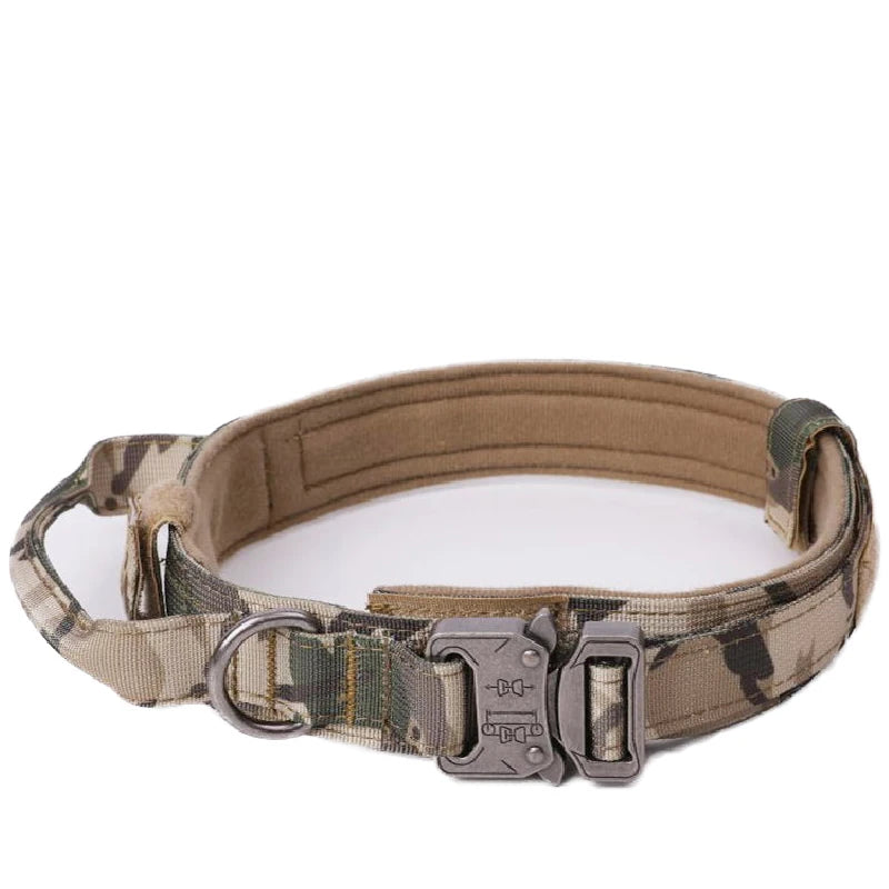 Reflective Tactical Dog Collar & Leash