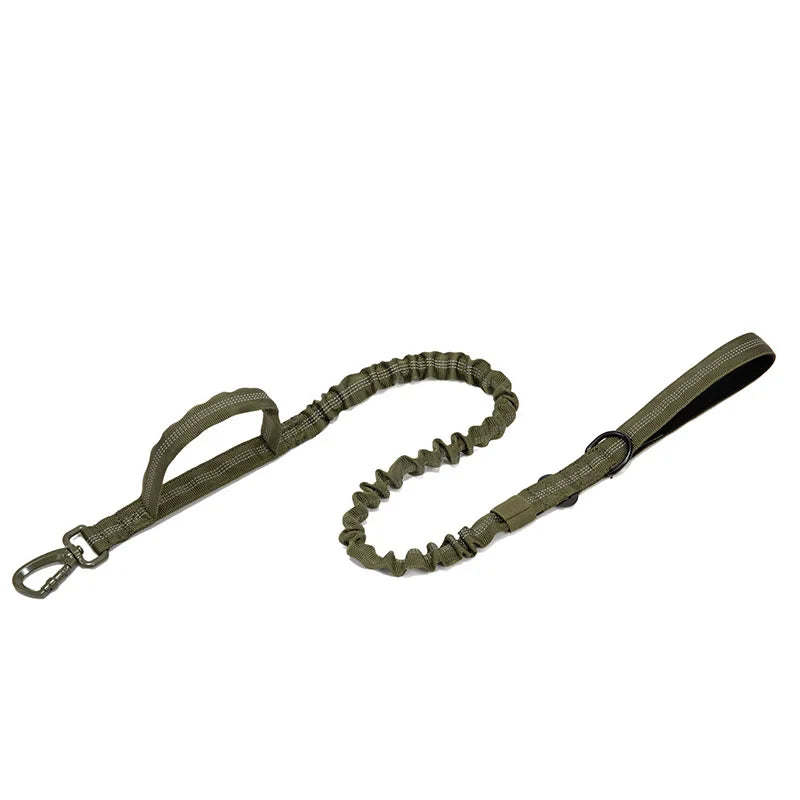 Reflective Tactical Dog Collar & Leash