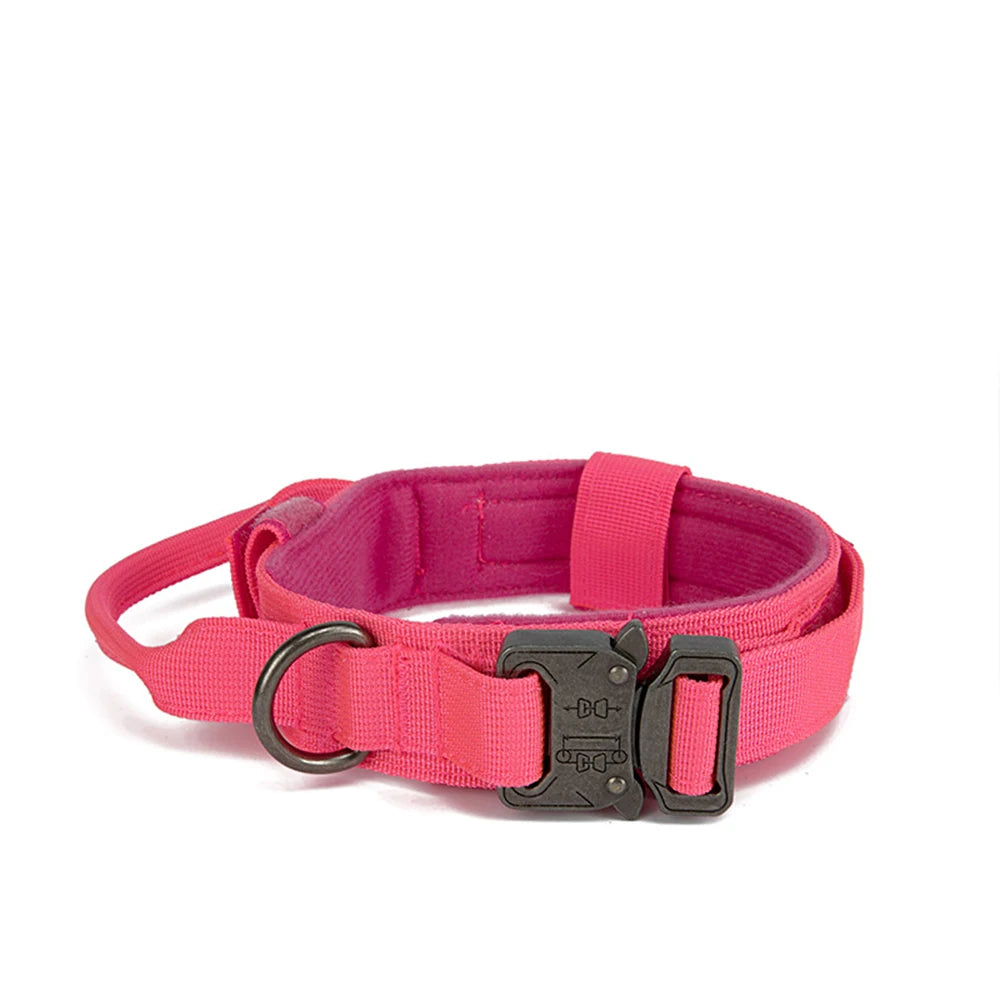 Reflective Tactical Dog Collar & Leash