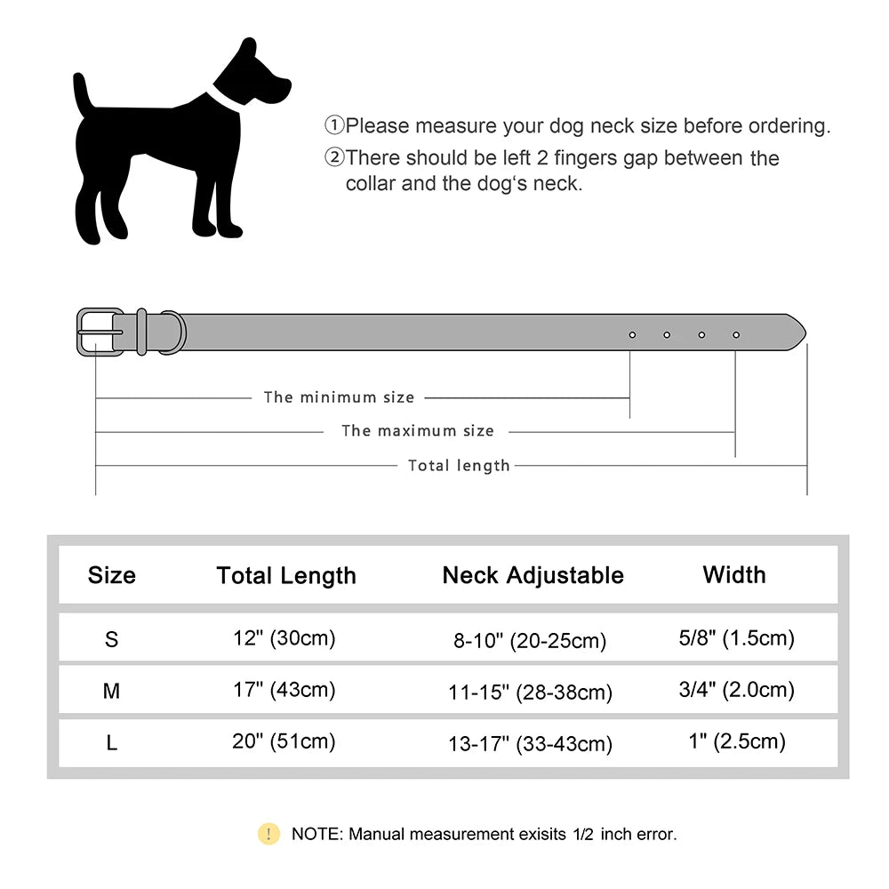 Personalized Rhinestone Dog Collar