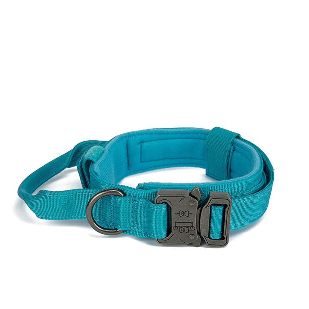 Reflective Tactical Dog Collar & Leash
