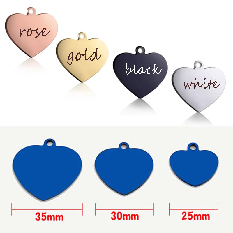 Dog ID Heart Tag