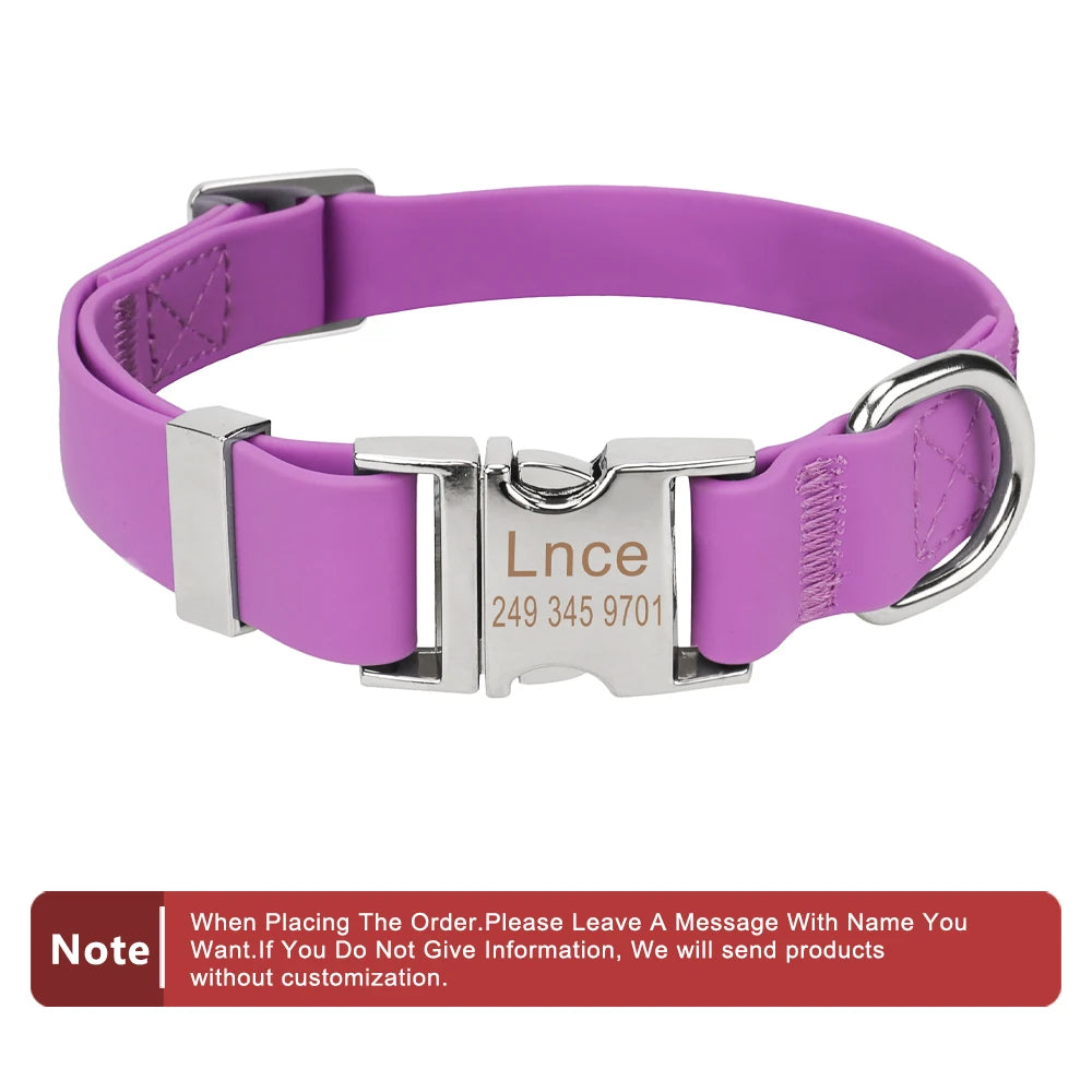 Waterproof Personalized Pet Collar