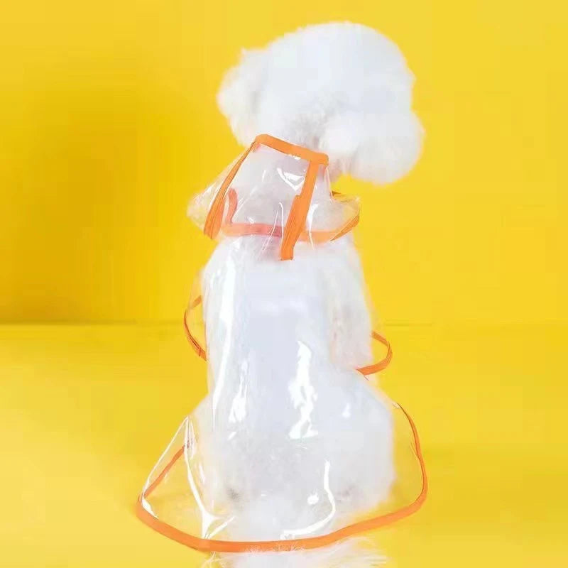 Transparent Raincoat Pet