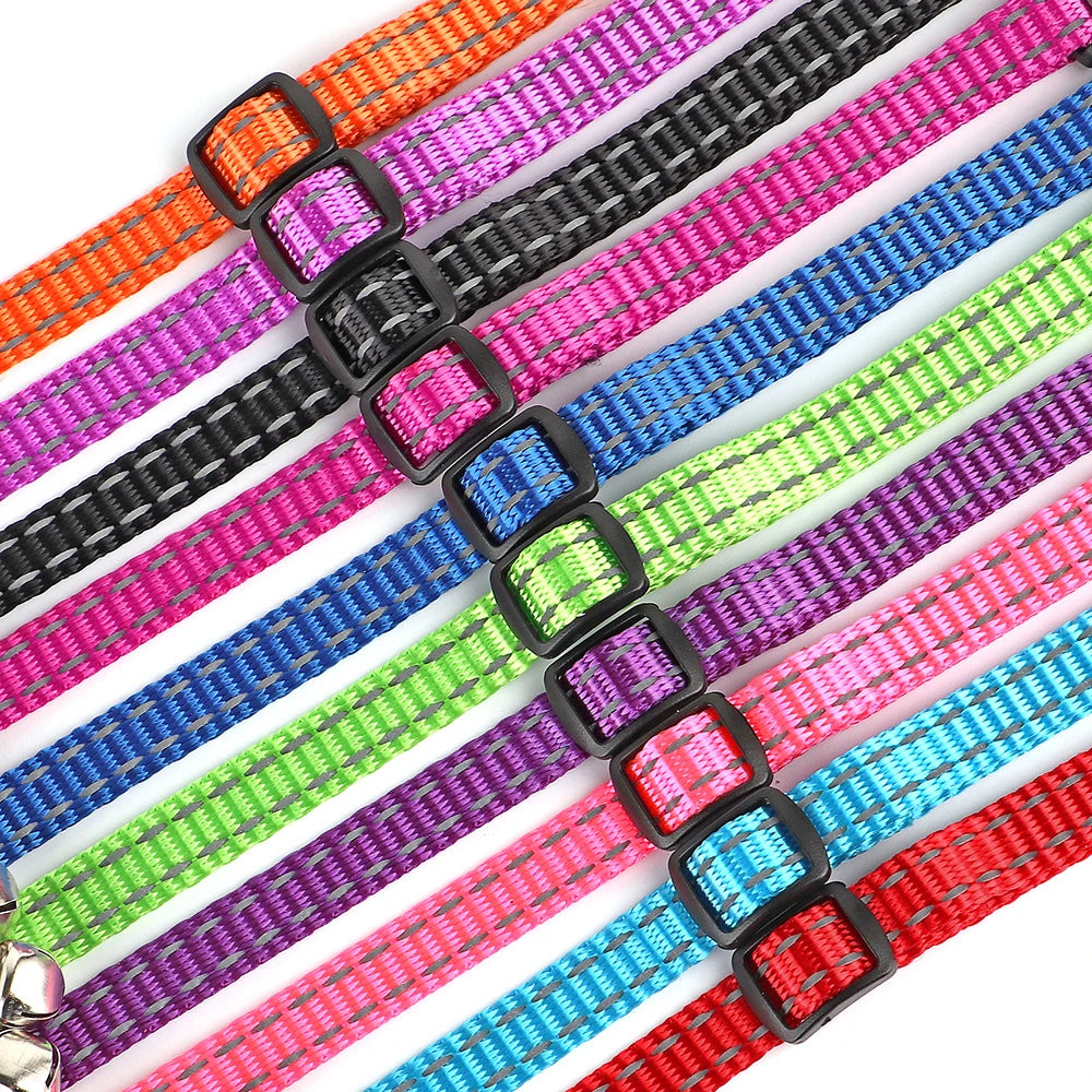 Personalized Nylon Cat Collar