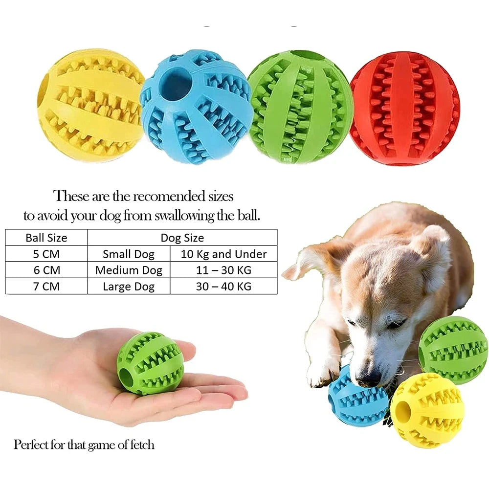 Interactive Rubber Balls for Pets