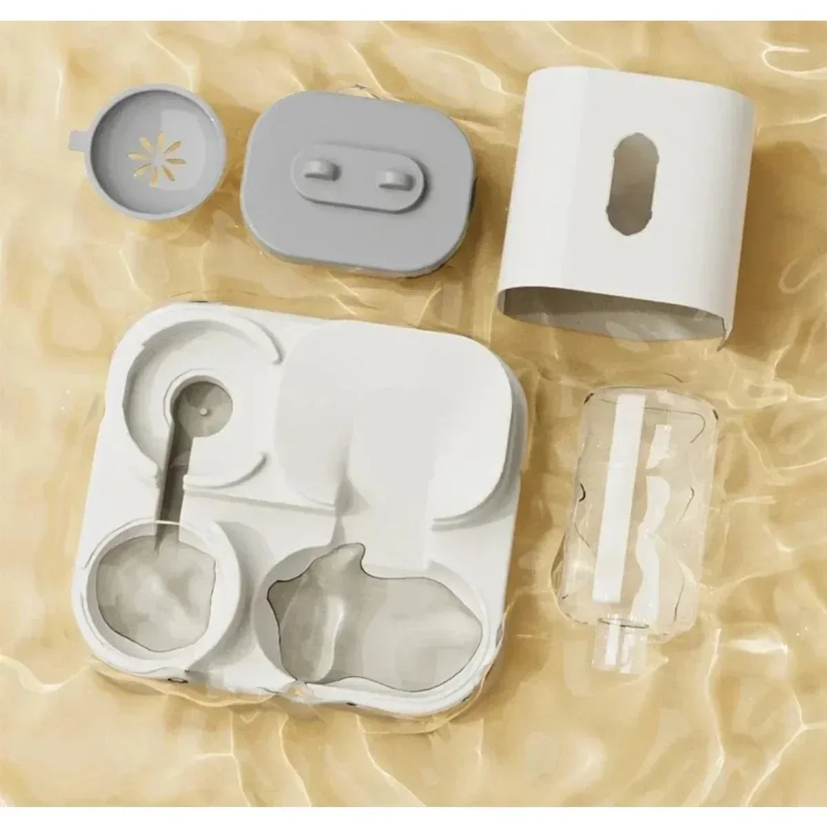 Automatic Feeder Food Bowl With Water Fountain