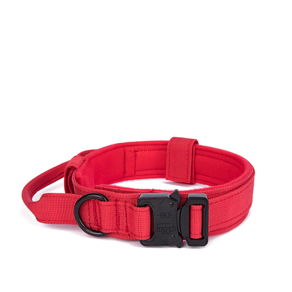 Reflective Tactical Dog Collar & Leash