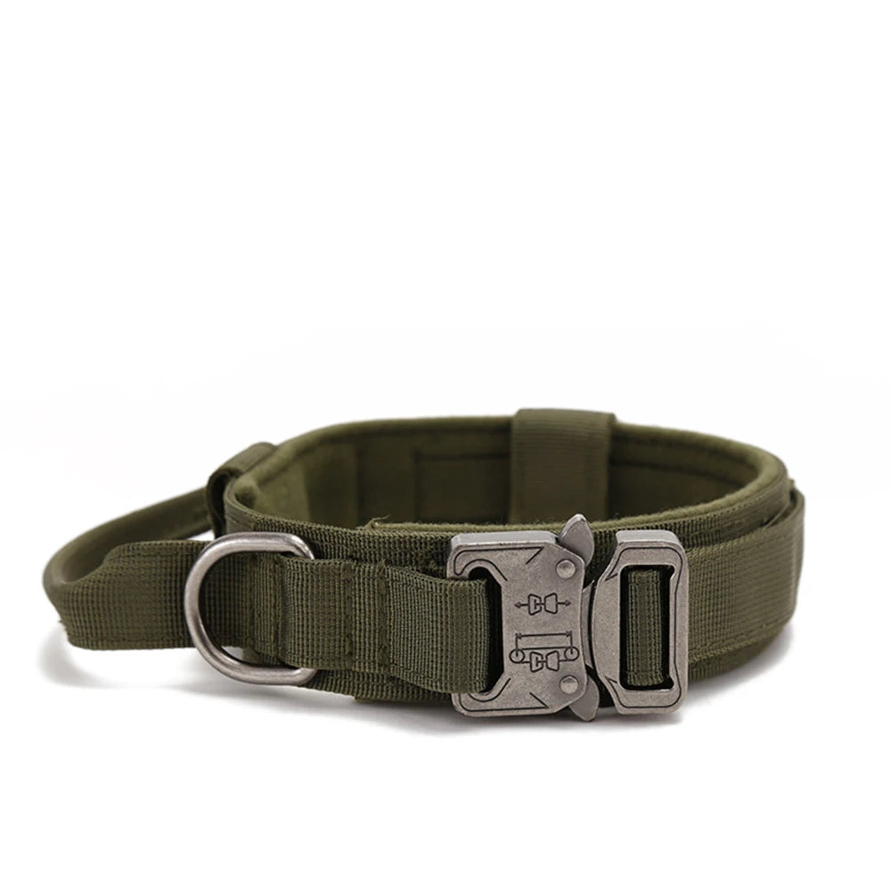 Reflective Tactical Dog Collar & Leash