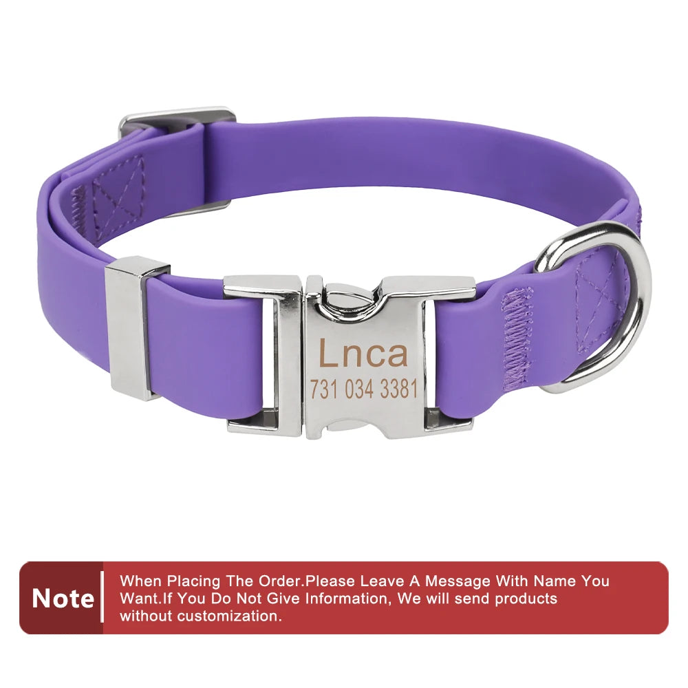 Waterproof Personalized Pet Collar