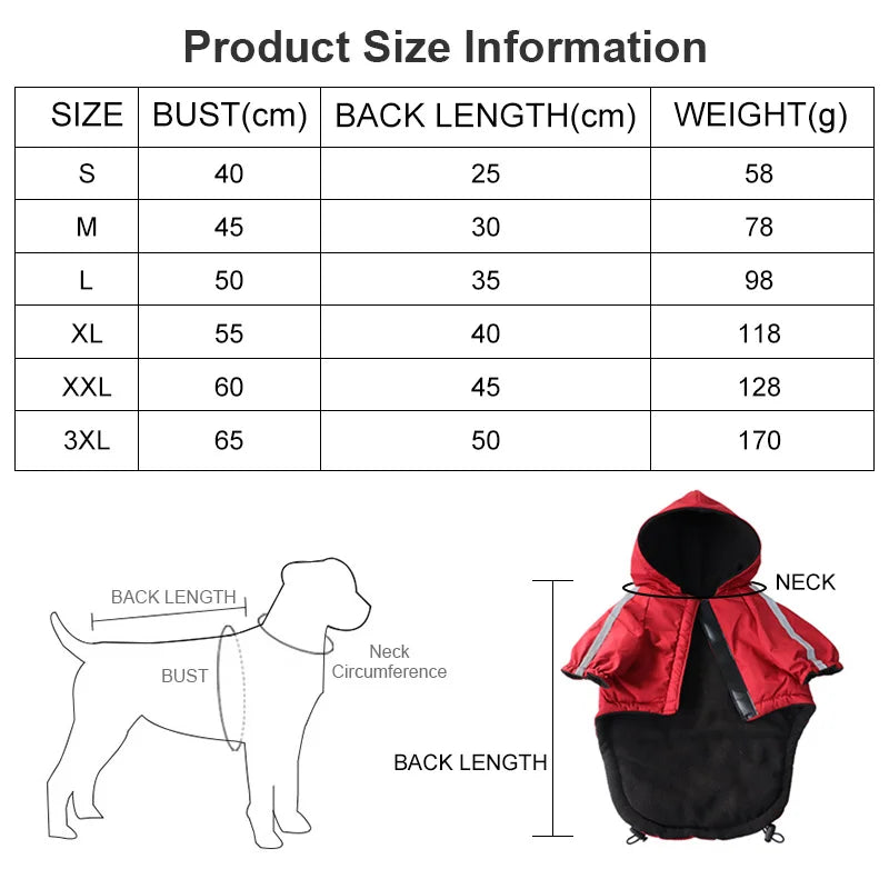 Waterproof Winter Pet Jacket