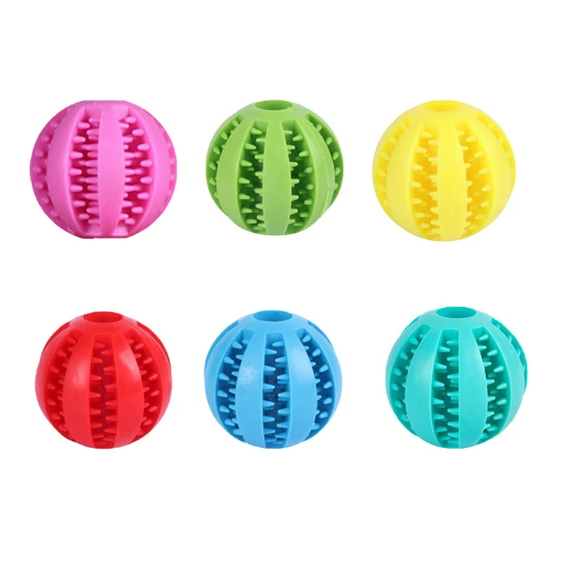 Interactive Rubber Balls for Pets