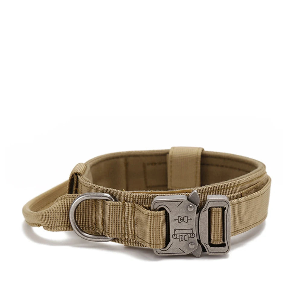 Reflective Tactical Dog Collar & Leash